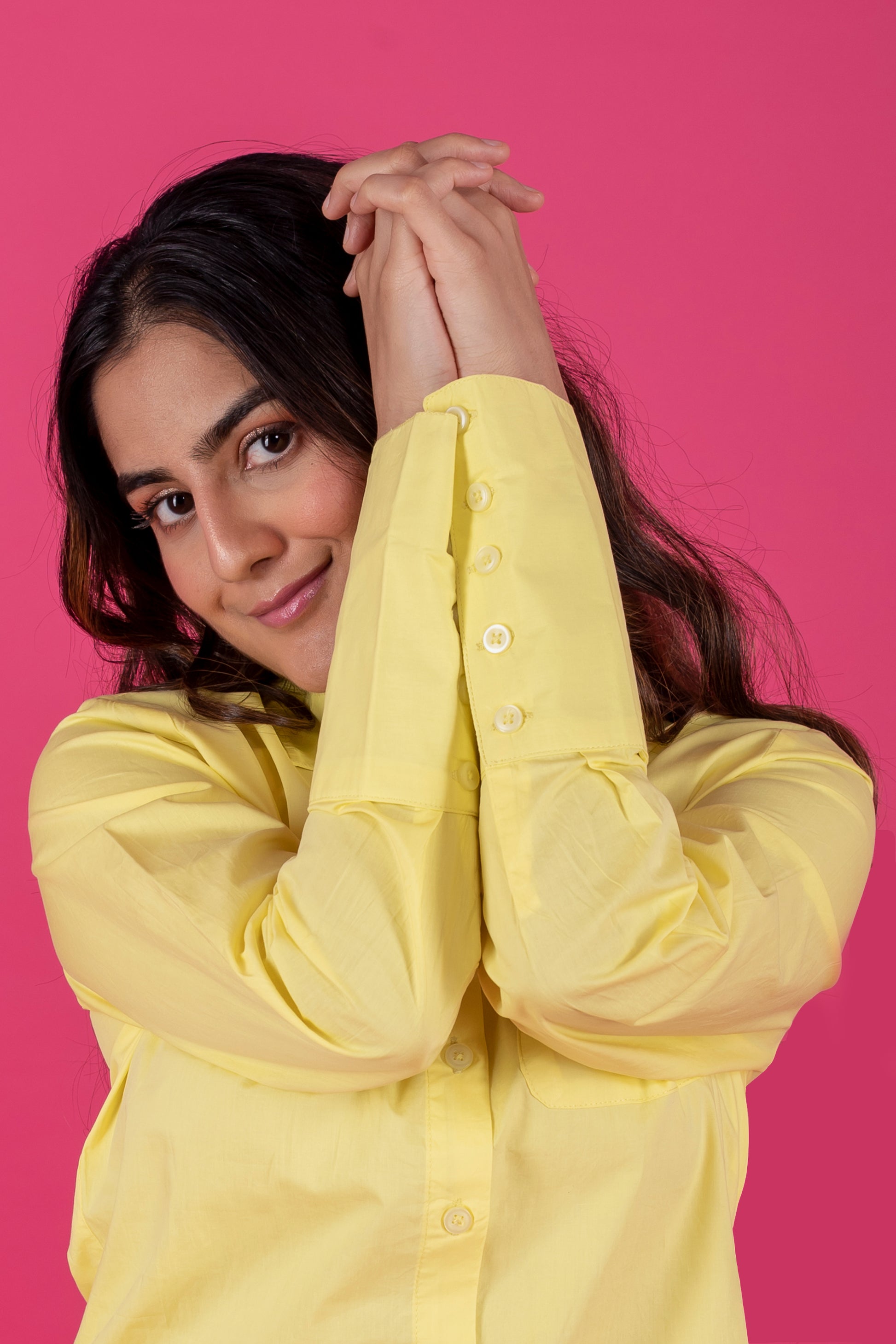 Solid Color Full Sleeve Shirt