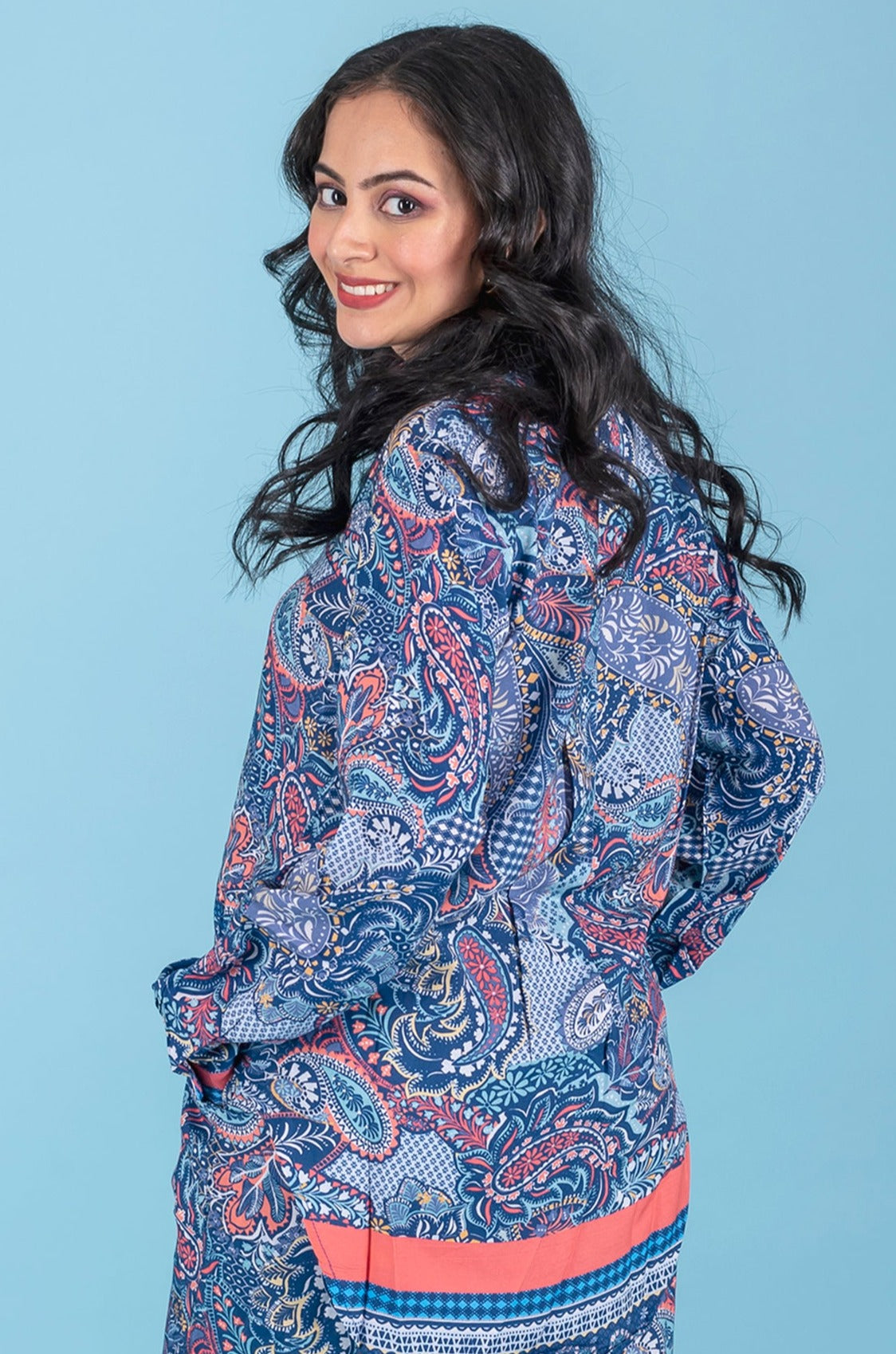 Paisley Digital Print Full Sleeve Shirt